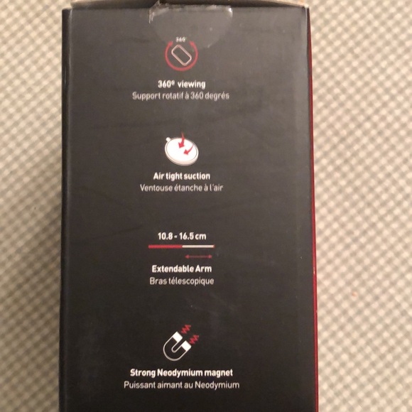 MACALLY MAGNETIC PHONE MOUNT WITH TELESCOPIC ARM INCL 4 METAL PLATES NWOT - #437 - Picture 4 of 14